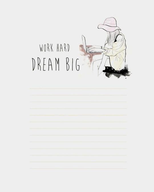 Dream Big Notepad