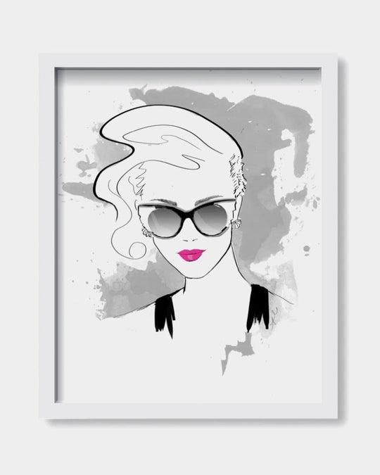 The Miley Art Print
