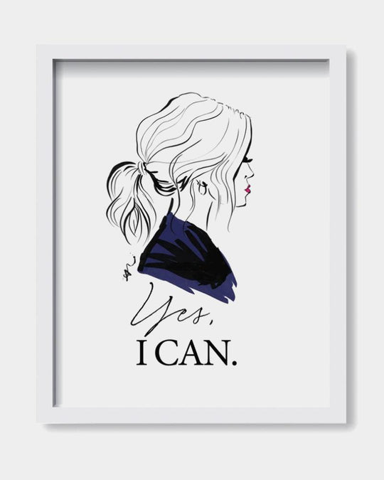 Yes I Can Art Print